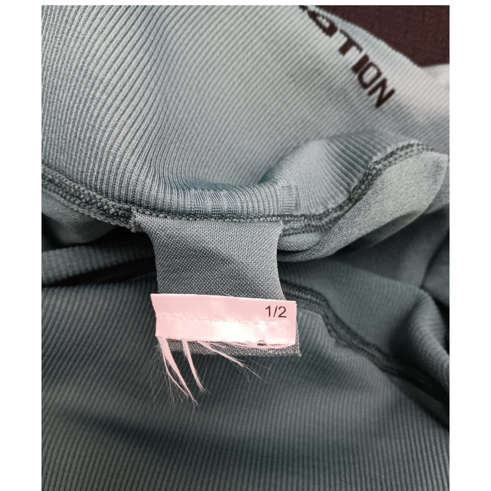 Adidas 11 Honore Formotion Ribbed High Rise Leggings Teal Green Women's Small - Picture 9 of 9